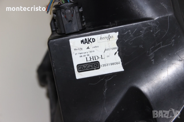 Ляв фар Fiat Fiorino (2007-2017г.) Fiat Qubo 1353198080 Фиат Фиорино, снимка 7 - Части - 51444145