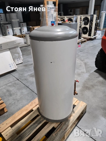 Неръждаем бойлер 180 литра със серпентина ,помпа и трипътни вентили, снимка 5 - Други машини и части - 53588123