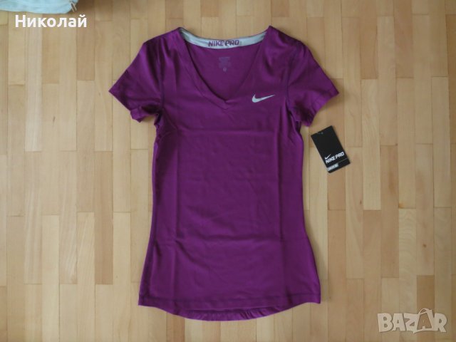 NIKE PRO SS V-NECK