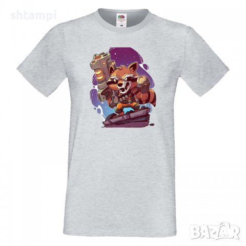 Мъжка тениска Marvel Rocket Racoon 2  Игра,Изненада,Подарък,Геймър,