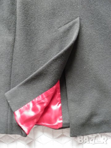 H&M оригинално дамско черно вълнено палто, снимка 6 - Палта, манта - 27943331