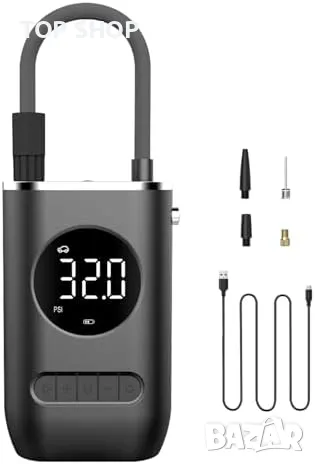 Нова Бърза преносима помпа с LED и LCD дисплей 150PSI Компресор за гуми