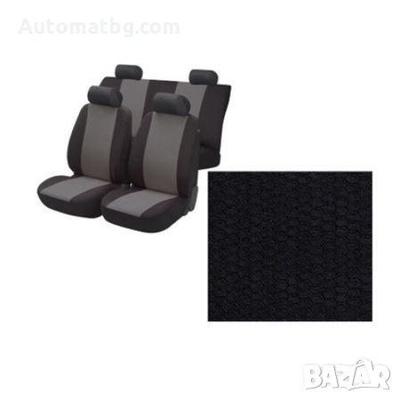 Комплект калъфи за седалки за кола Automat, ЕКО Тапицерия за кола за предни и задни седалки 6 части , снимка 1 - Аксесоари и консумативи - 26289638