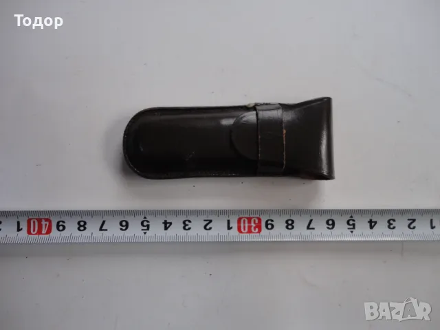 Кожен калъф калъфче за джобен нож 