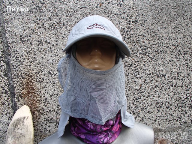 Продавам лека лятна шапка със сгъваема козирка покривало за врата и за лицето, снимка 3 - Шапки - 28023535