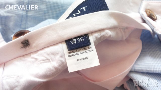 GANT Shorts Mens 50% Coton 50% Lin Размер W35 / L къси панталони 50% Памук 50% Лен 16-59, снимка 14 - Къси панталони - 43543676