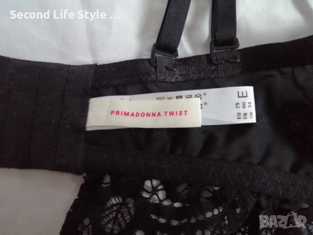 75E прозрачен дантелен сутиен PRIMADONNA TWIST, снимка 14 - Бельо - 52900202