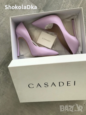 Уникални обувки Casadei , снимка 3 - Дамски обувки на ток - 51634321