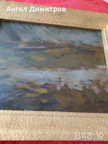 Ангел Ботев маслена картина , снимка 6 - Картини - 51042811