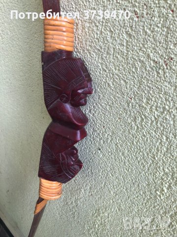  Индиански лък със стрели декоративен, снимка 2 - Декорация за дома - 43928580