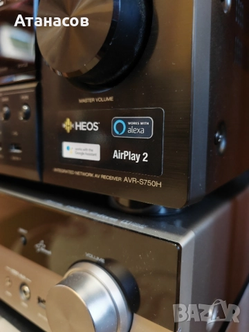 Denon AVR S750H 7.2 Dolby Atmos Bluetooth Wi-Fi HDMI USB Network 4K ресийвър за домашно кино , снимка 8 - Ресийвъри, усилватели, смесителни пултове - 52412361