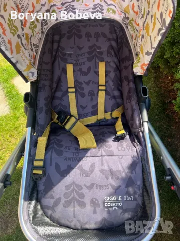 С ГАРАНЦИЯ Количка COSATTO giggle 3В1  natural trail, снимка 8 - Детски колички - 50159855
