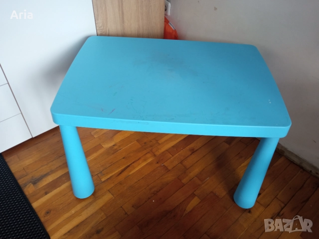 7 бр. Детско столче-табуретка MAMMUT (ikea) и масичка, снимка 10 - Столове - 52309737