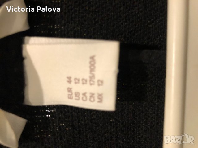 Дълго модерно черно палто-халат, снимка 4 - Палта, манта - 27163042