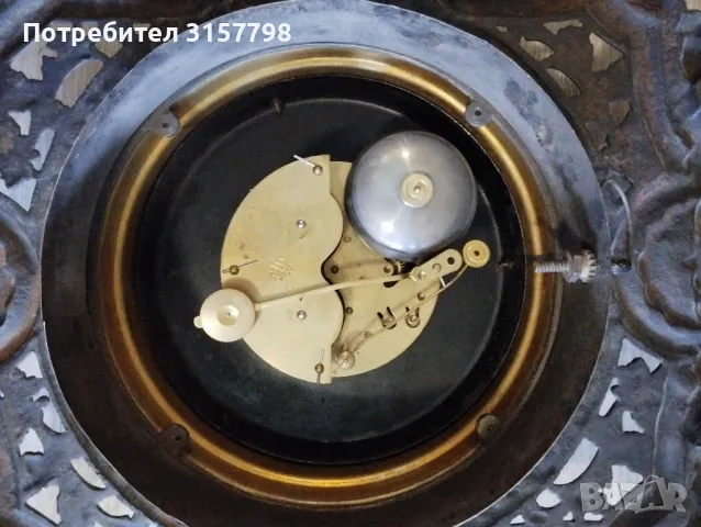 Стар стенен часовник, снимка 6 - Антикварни и старинни предмети - 48080111