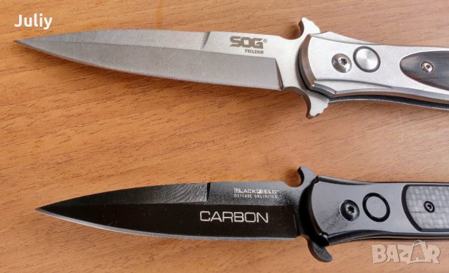 Автоматичен нож SOG NKSOG016 / Blackfield Carbon , снимка 14 - Ножове - 28113603