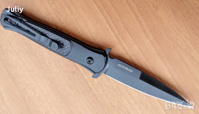 Автоматичен нож SOG NKSOG016 / Blackfield Carbon , снимка 18 - Ножове - 28113603