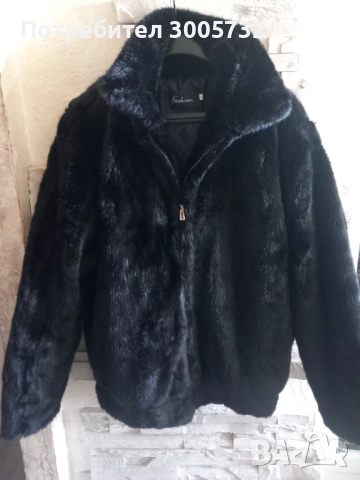 Много топло пухкаво късо палто, снимка 3 - Палта, манта - 52792945