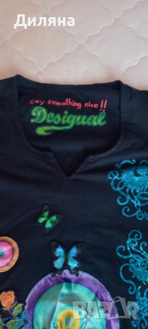 Блузи Desigual M, снимка 3 - Тениски - 39006814