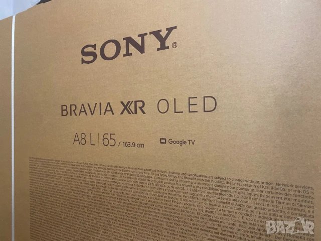 Нов телевизор Sony bravia xr 8 65” oled, снимка 2 - Телевизори - 51119996