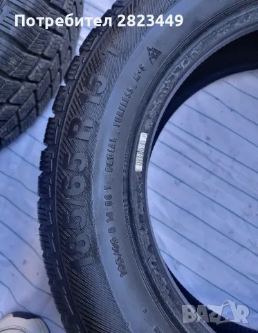40лв за 2 бр 185 65 15 зимни BARUM, снимка 5 - Гуми и джанти - 47604299