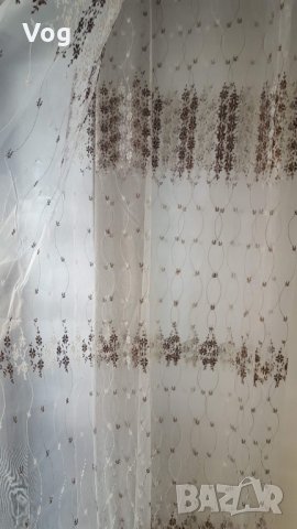 Пердета готови за закачане с ушити куки - 3 м ширина.