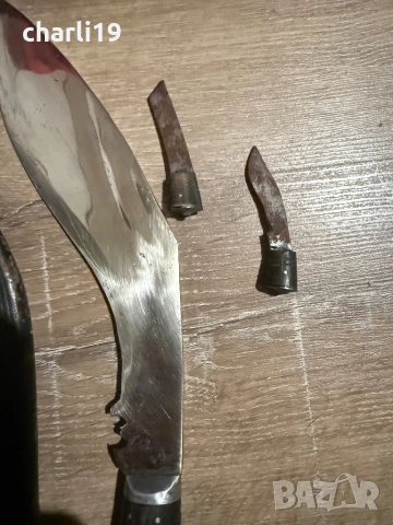 Индийски нож КУКРИ, снимка 3 - Ножове - 52861438