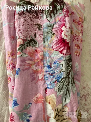 Ленена рокля 42 размер, снимка 9 - Рокли - 48733722