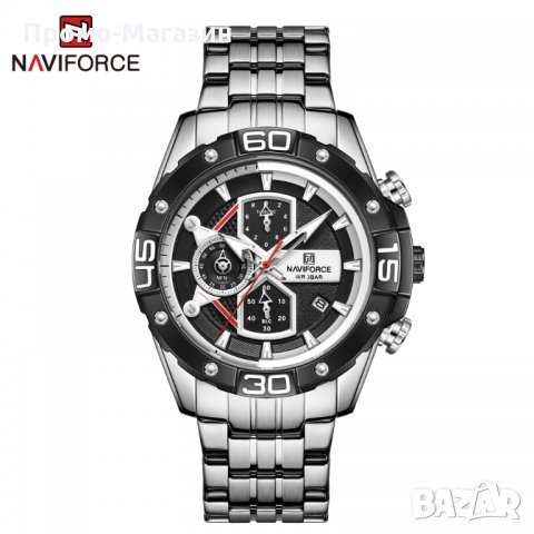 Мъжки часовник Naviforce Хронограф NF 8018 SBS., снимка 1 - Мъжки - 34767764