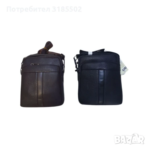 Мъжка чанта за през рамо с външни джобове, снимка 2 - Чанти - 51220863