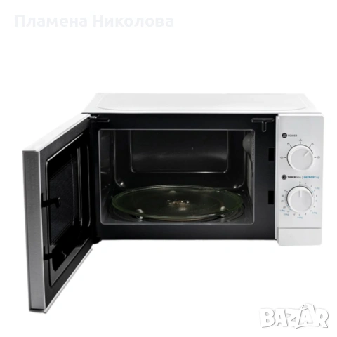 Микровълнова фурна MUHLER MO-5009 20L – 700W, механичен контрол, снимка 4 - Микровълнови - 53601897