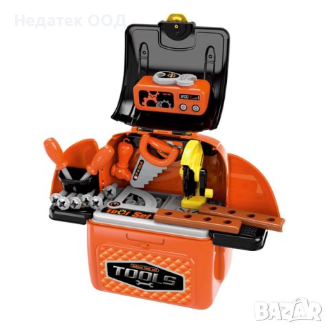Детски Куфар с инструменти, тип раница, преносима
