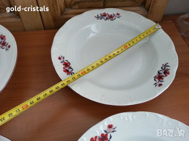 Стар български порцелан чинии за допълване , снимка 2 - Антикварни и старинни предмети - 32986035