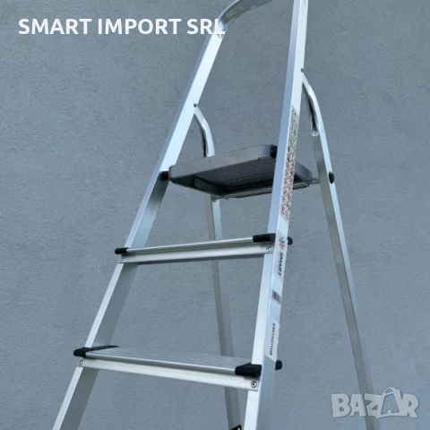 Алуминиева сгъваема стълба KMH0108, 8 стъпала, снимка 3 - Железария - 52006174