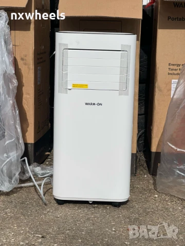 Мобилен Климатик Компресорен с Фреон Чисто Нов 9000BTU за Топло и Студено, снимка 2 - Климатици - 50873373