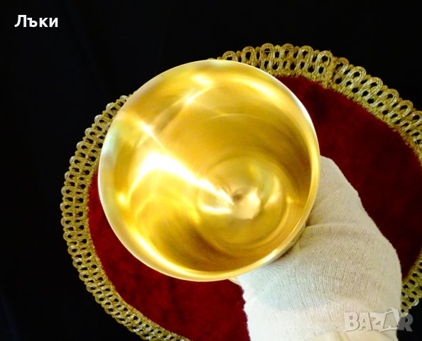 Бронзов бокал за вино,чаша за вино 400 мл. , снимка 5 - Антикварни и старинни предмети - 37996816