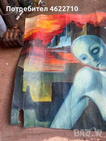 стара картина, снимка 4 - Картини - 53405431