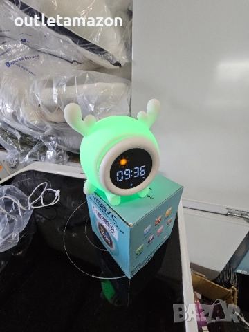 детски будилник YISSVIC (YISSVIC Kids Alarm Clock) във формата на еленче , снимка 14 - Друга електроника - 52518719