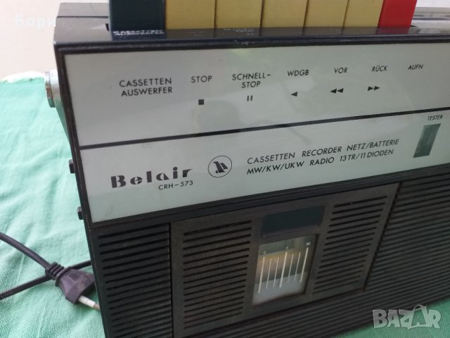 Belair CRH-570 U.S.A. Радиокасетофон, снимка 2 - Радиокасетофони, транзистори - 33412923