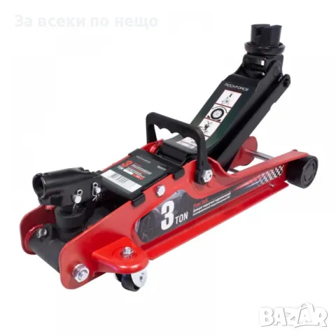 Нископрофилен крик 3 тона с въртяща дръжка 360° 85 - 380 мм RockForce, снимка 3 - Други инструменти - 50335270