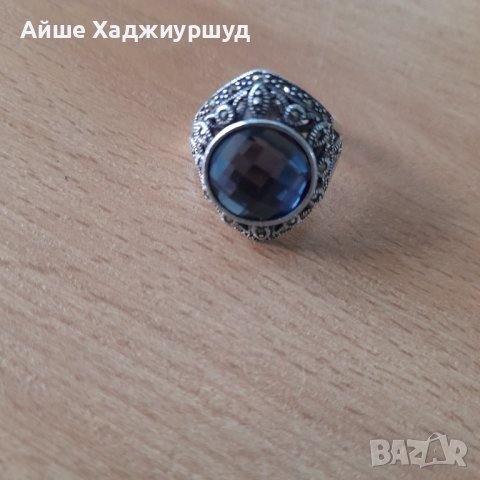 Сребърен пръстен , снимка 7 - Пръстени - 43864942