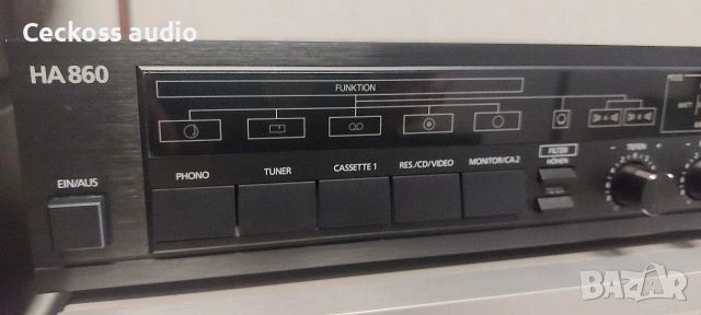 Стерео усилвател TELEFUNKEN HA860, снимка 4 - Ресийвъри, усилватели, смесителни пултове - 53259447