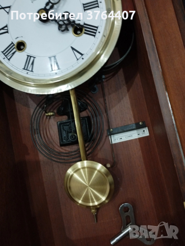 Стенен часовник с Ключ, снимка 3 - Стенни часовници - 52816299
