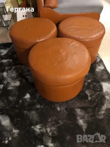 Разтегателен диван естествена кожа, снимка 5 - Дивани и мека мебел - 48968222