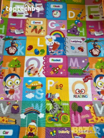 2 броя Детски килим за игра 120х180см – двулицев с 1см дебелина, снимка 4 - Други - 43697482