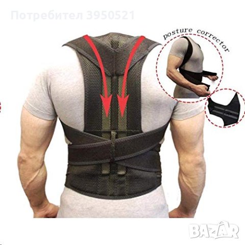 Ортопедичен колан за стабилен кръст и опора в гърба и раменете
