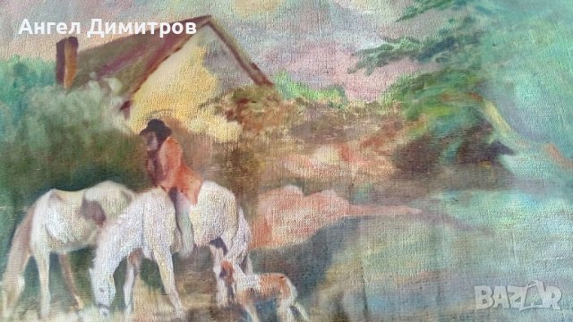 Маслена картина платно , снимка 6 - Картини - 38574059