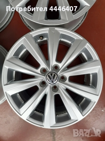 Оригинални джанти 16" 5х100 VW, снимка 4 - Гуми и джанти - 52309586