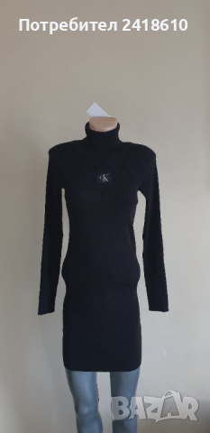 Calvin Klein Jeans Knit Womens Dress Size S / M НОВО! ОРИГИНАЛ! Дамска Рокля!, снимка 8 - Рокли - 44862829