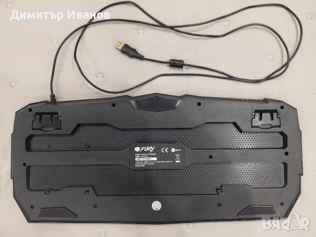 Fury Spitfire (мембранна клавиатура), снимка 2 - Клавиатури и мишки - 53609989